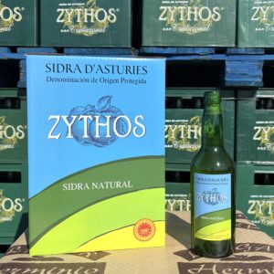 Caja de 6 botellas de Sidra Zythos DOP de LLagar Herminio