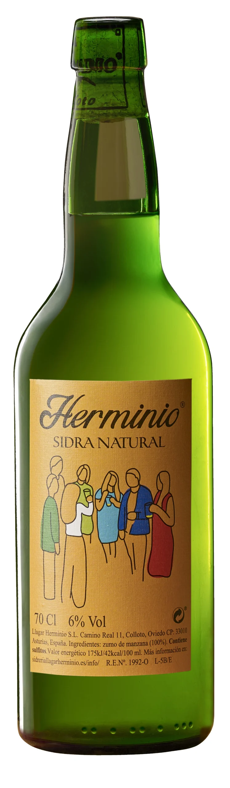 Botella Sidra Herminio